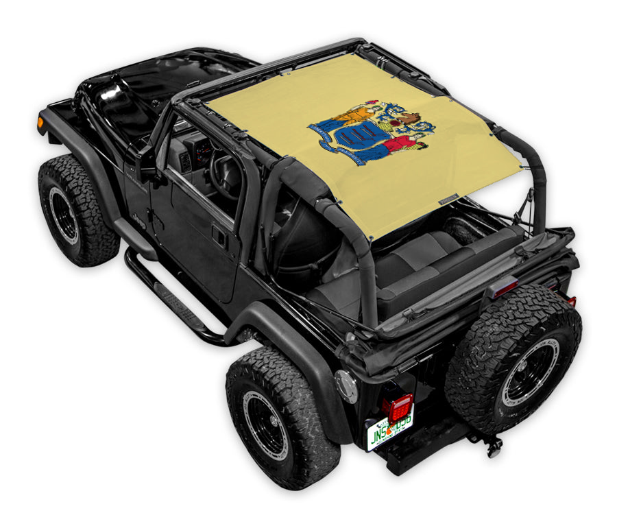 Jeep Wrangler TJ Sun Shade Stock Printed Shade Top (1997–2006)