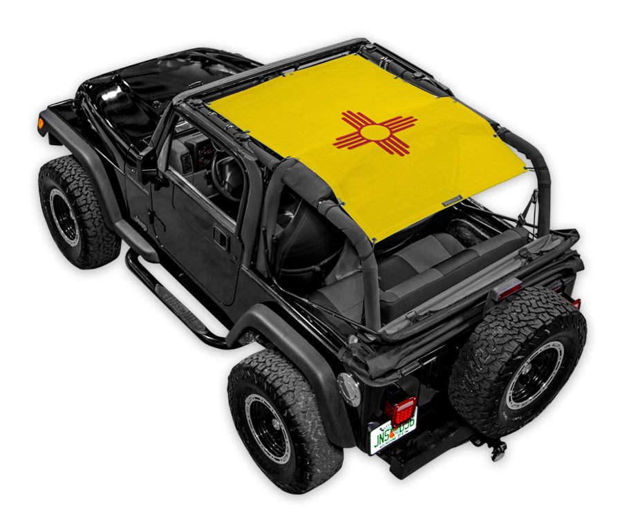 Jeep Wrangler TJ Sun Shade Stock Printed Shade Top (1997–2006)