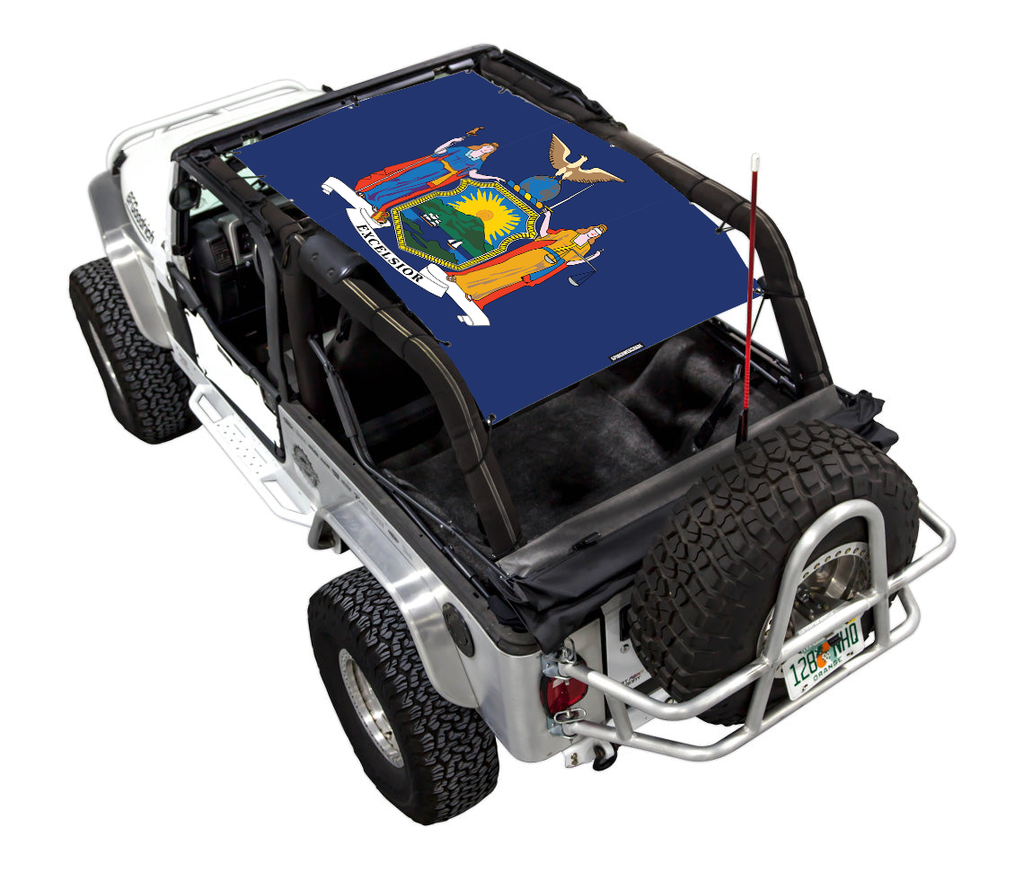 Jeep Wrangler LJ Sun Shade Stock Printed Shade Top (2004–2006)