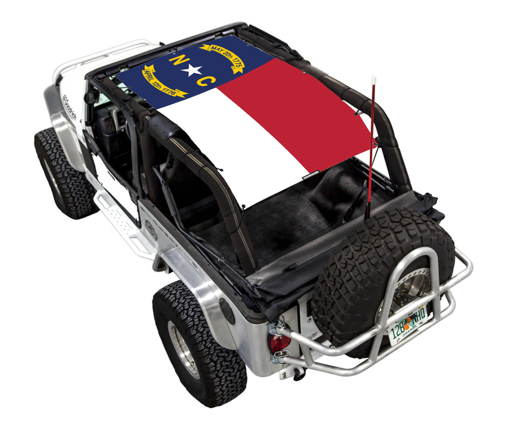 Jeep Wrangler LJ Sun Shade Stock Printed Shade Top (2004–2006)