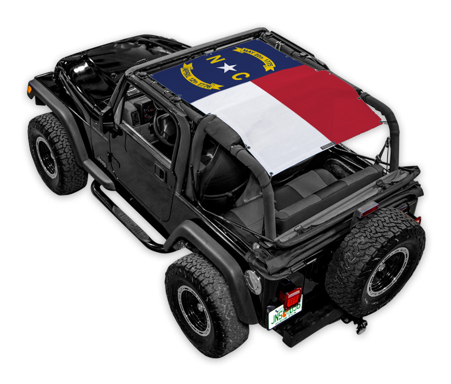Jeep Wrangler TJ Sun Shade Stock Printed Shade Top (1997–2006)