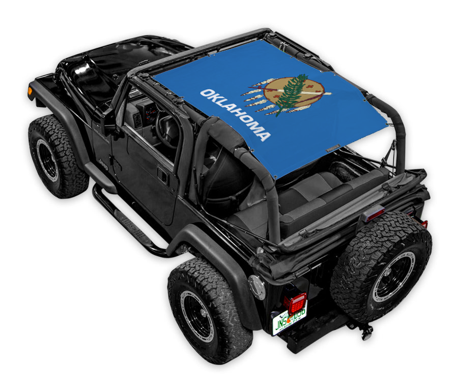 Jeep Wrangler TJ Sun Shade Stock Printed Shade Top (1997–2006)