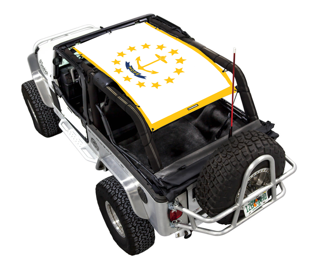 Jeep Wrangler LJ Sun Shade Stock Printed Shade Top (2004–2006)