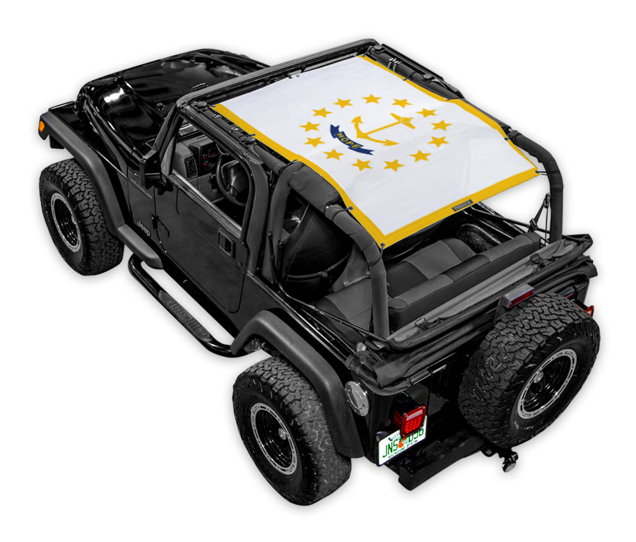 Jeep Wrangler TJ Sun Shade Stock Printed Shade Top (1997–2006)