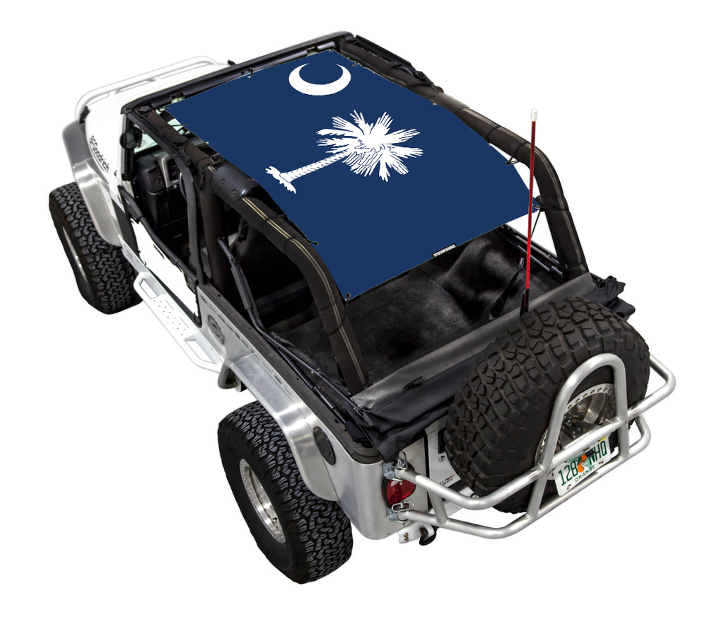 Jeep Wrangler LJ Sun Shade Stock Printed Shade Top (2004–2006)