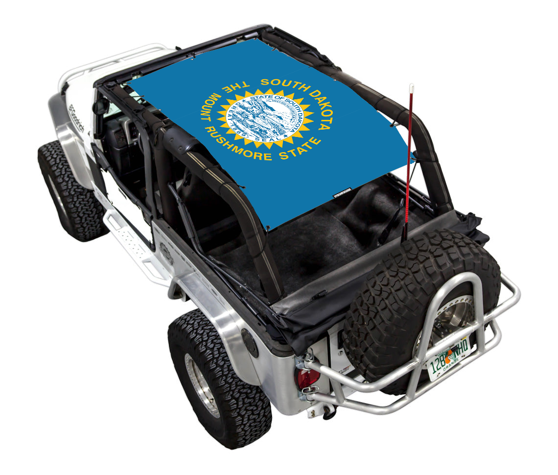 Jeep Wrangler LJ Sun Shade Stock Printed Shade Top (2004–2006)