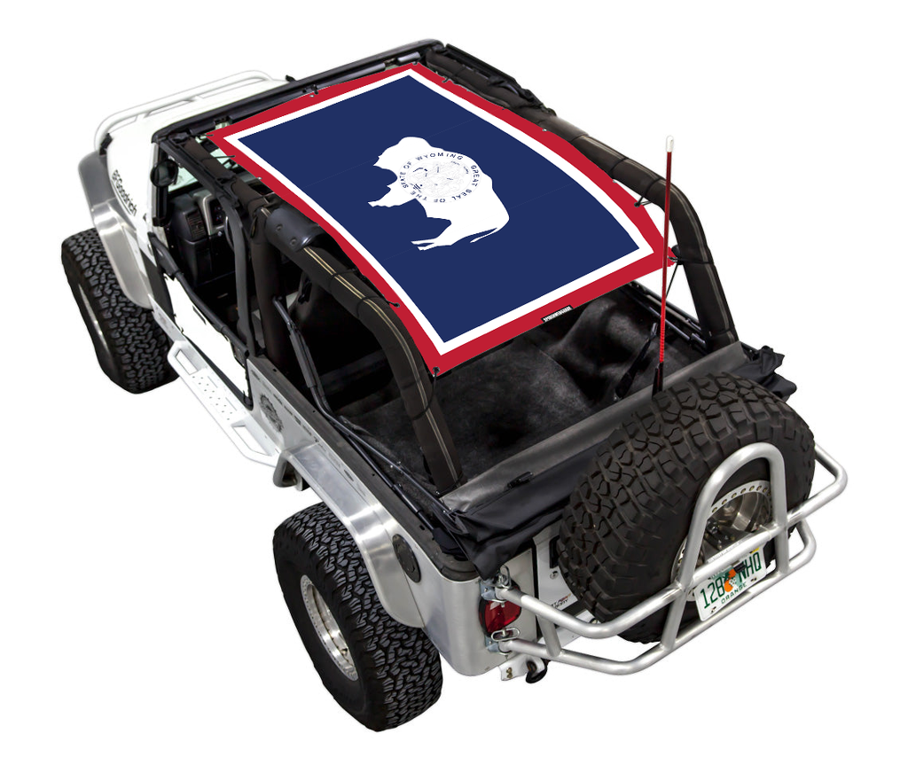 Jeep Wrangler LJ Sun Shade Stock Printed Shade Top (2004–2006)