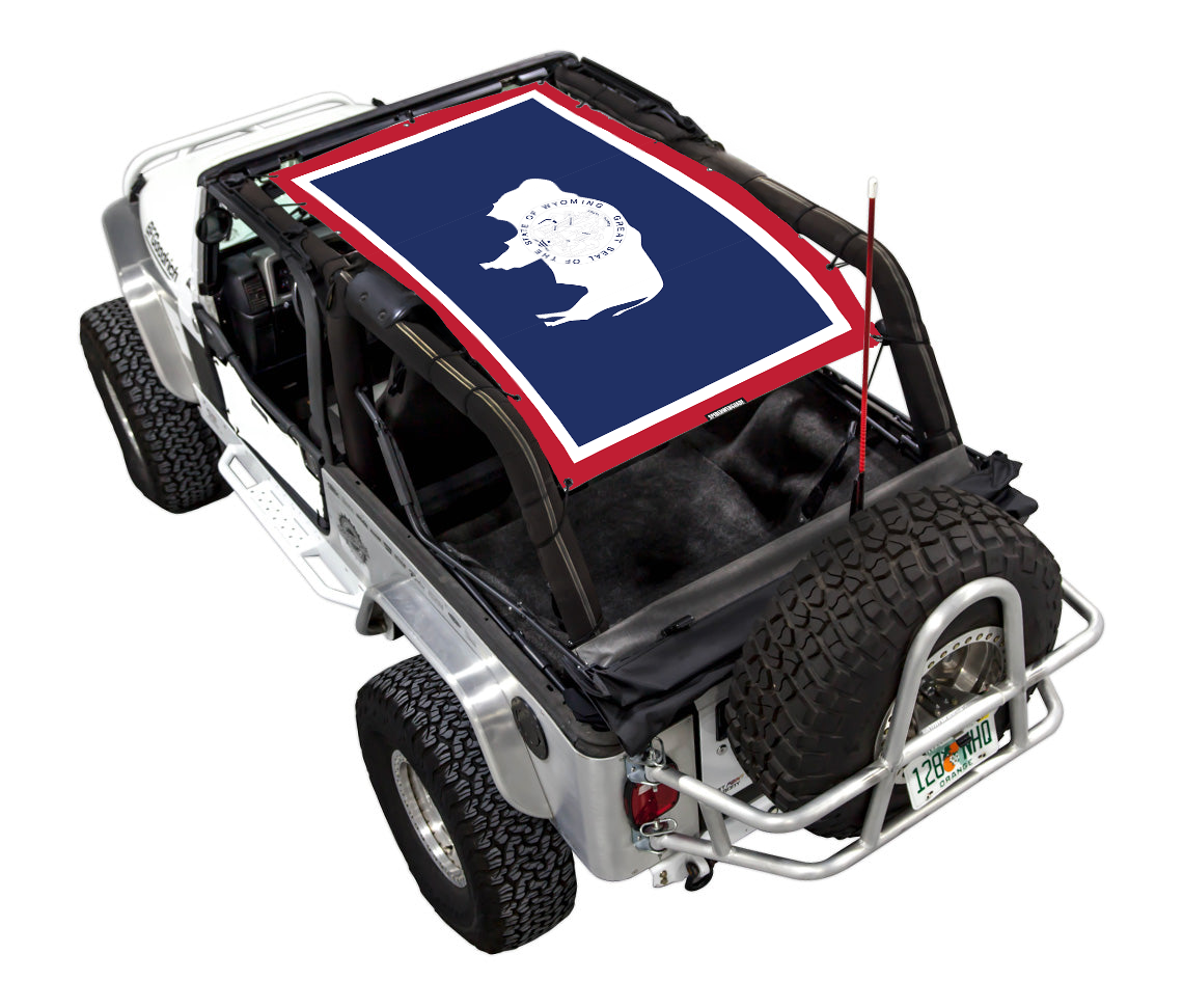 Jeep Wrangler LJ Sun Shade Stock Printed Shade Top (2004–2006)