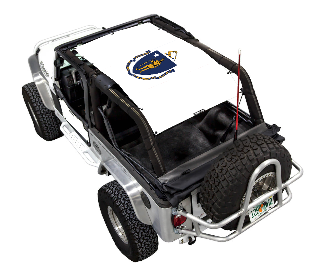 Jeep Wrangler LJ Sun Shade Stock Printed Shade Top (2004–2006)