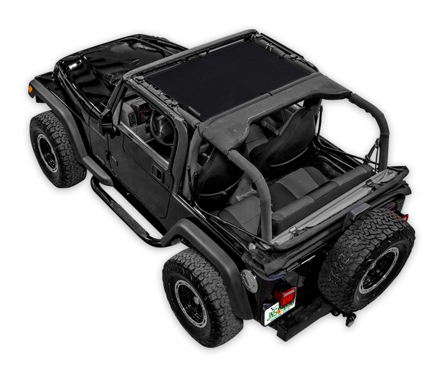 Jeep Wrangler TJ Sun Shade Solid Color Shade Top (1997–2006)