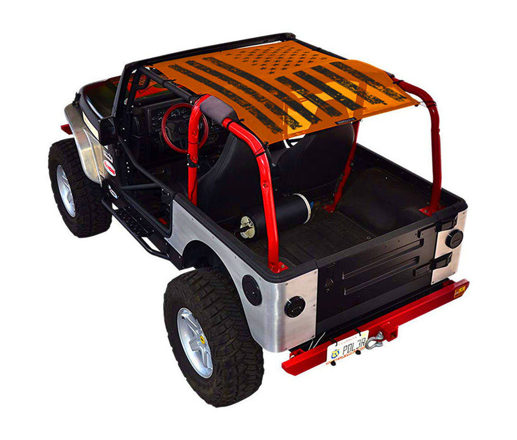 Jeep Wrangler TJ Sun Shade Stock Printed Shade Top (1997–2006)