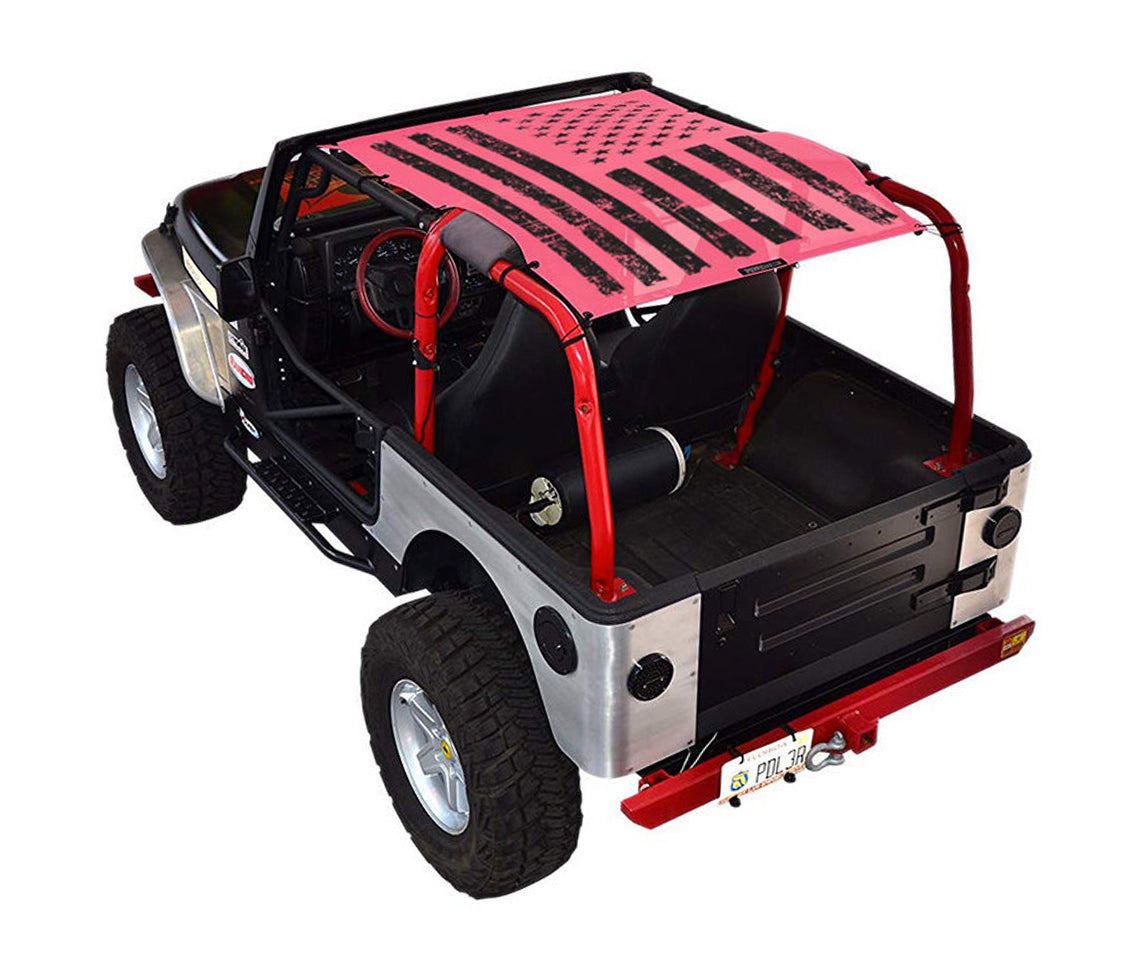 Jeep Wrangler TJ Sun Shade Stock Printed Shade Top (1997–2006)