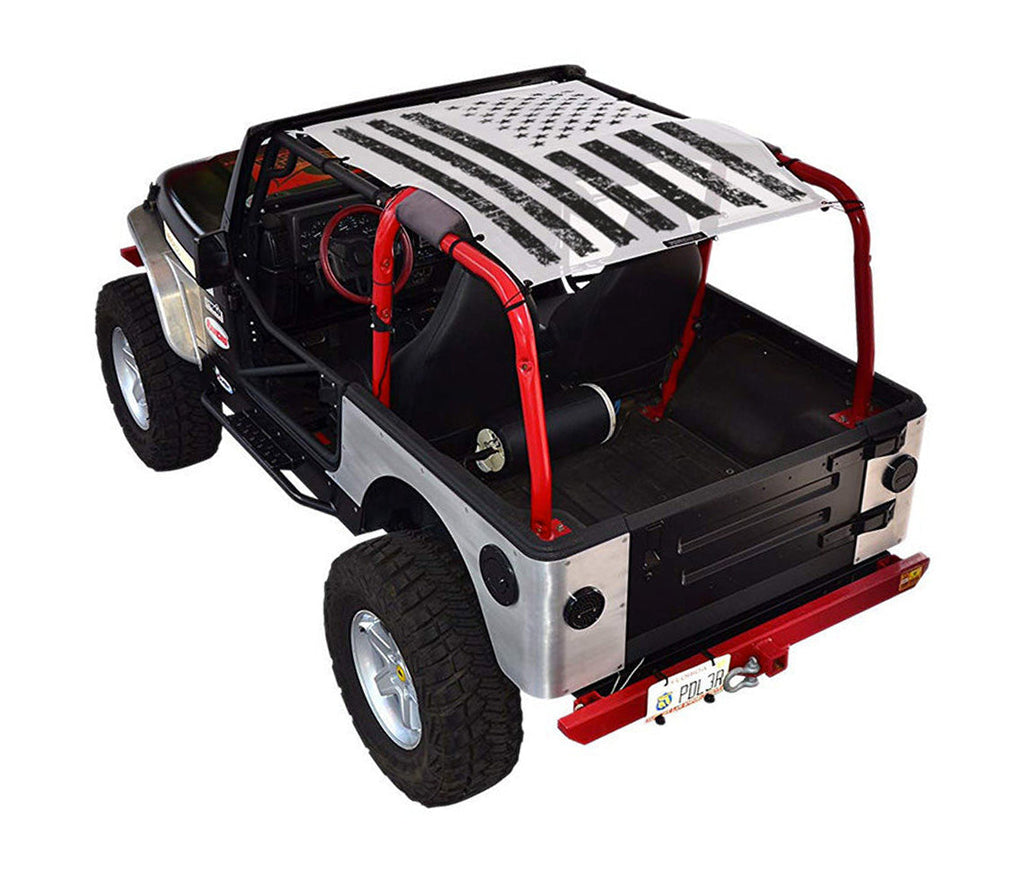 Jeep Wrangler TJ Sun Shade Stock Printed Shade Top (1997–2006)