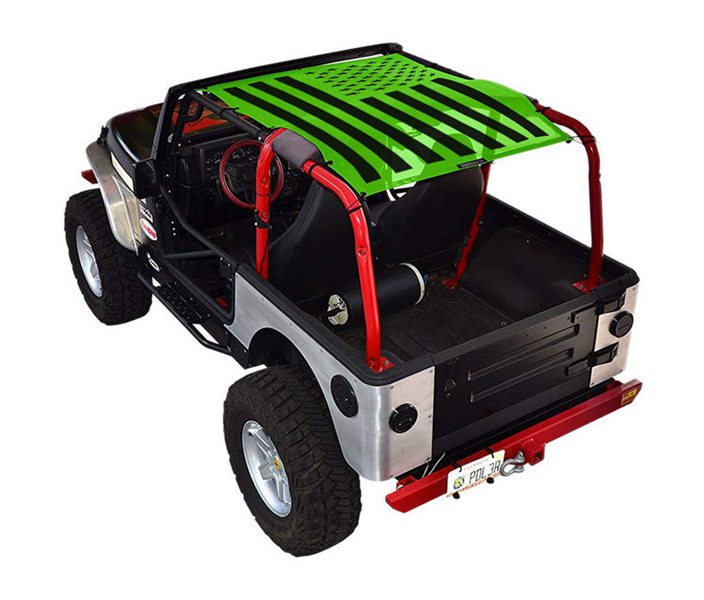 Jeep Wrangler TJ Sun Shade Stock Printed Shade Top (1997–2006)