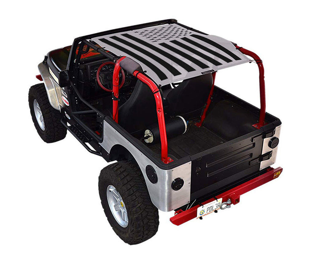 Jeep Wrangler TJ Sun Shade Stock Printed Shade Top (1997–2006)