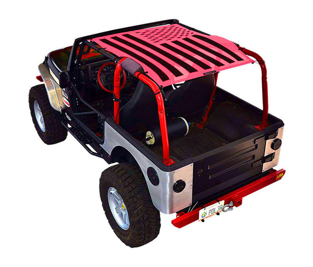 Jeep Wrangler TJ Sun Shade Stock Printed Shade Top (1997–2006)