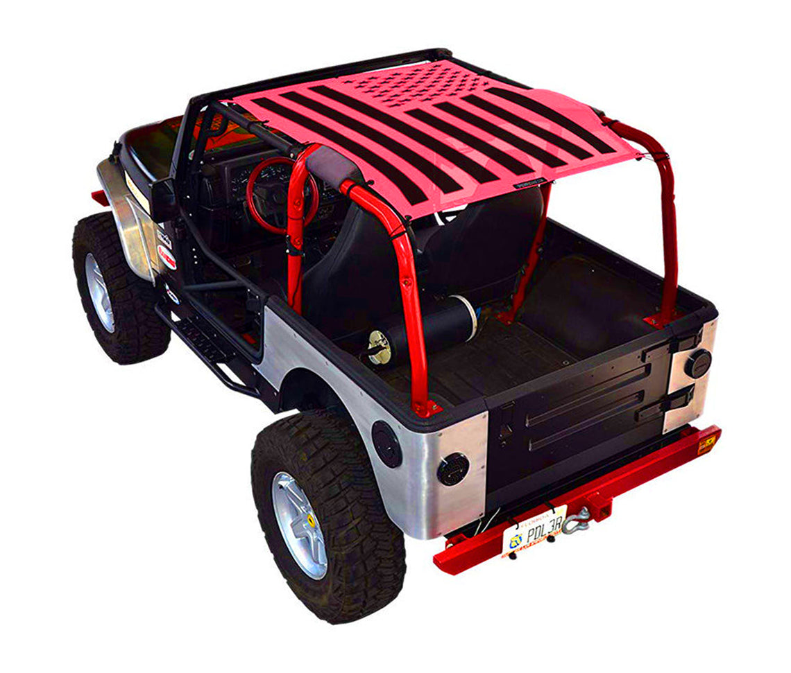 Jeep Wrangler TJ Sun Shade Stock Printed Shade Top (1997–2006)