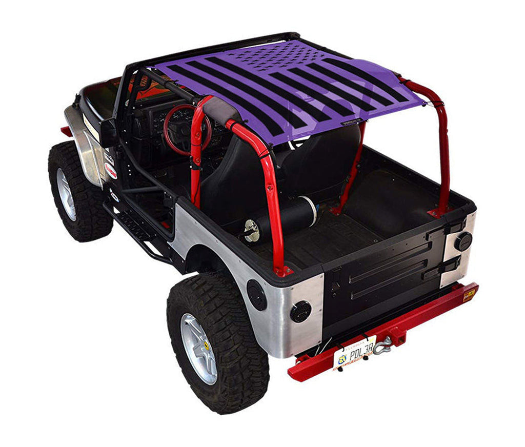Jeep Wrangler TJ Sun Shade Stock Printed Shade Top (1997–2006)