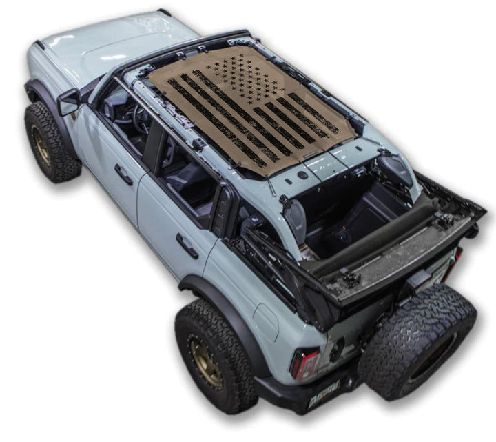 Ford Bronco Sun Shade Stock Printed Shade Top (2021–2026)