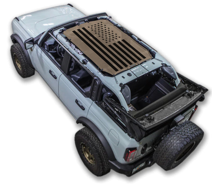 Ford Bronco Sun Shade Stock Printed Shade Top (2021–2026)