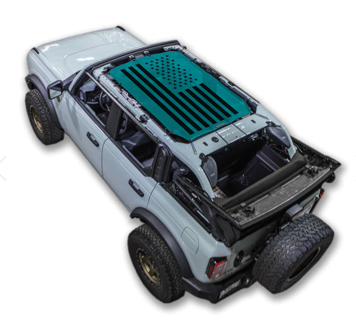 Ford Bronco Sun Shade Stock Printed Shade Top (2021–2026)