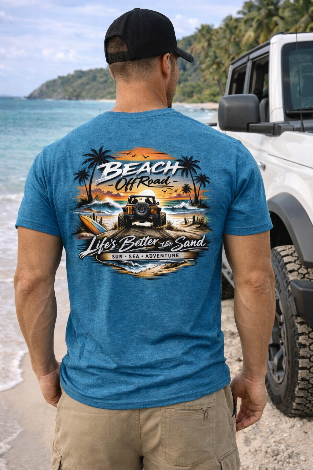 Sun Sea Adventures T-Shirt | Beach Offroad